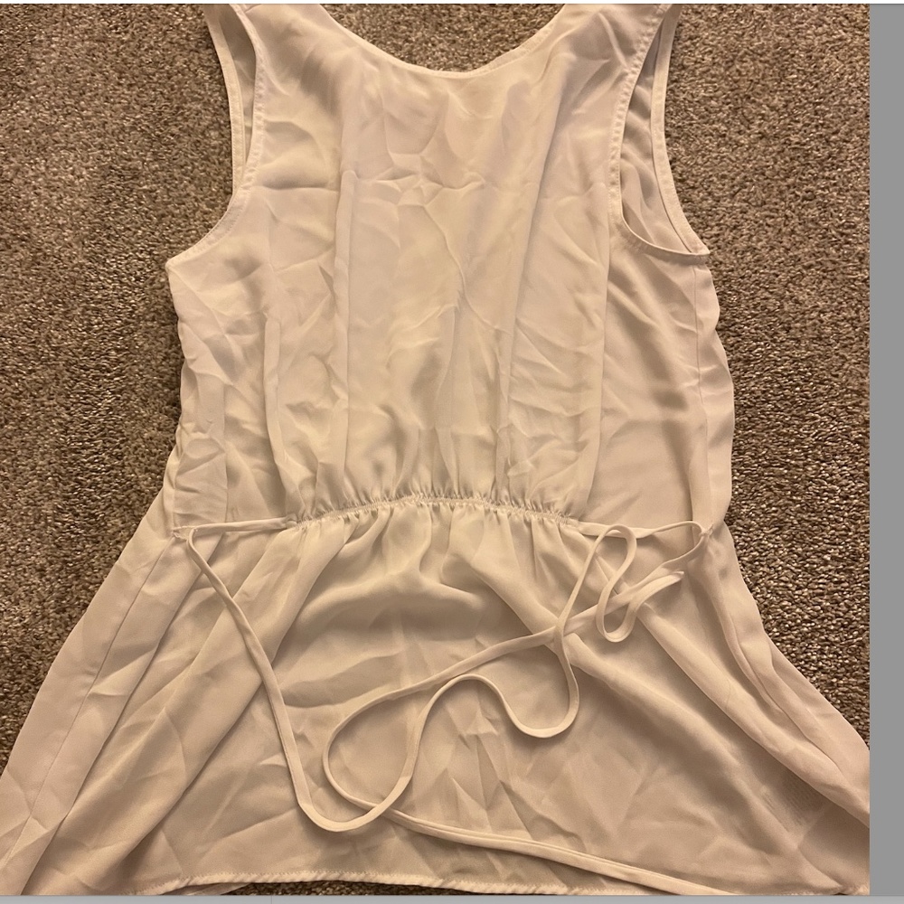 White tank top, size small, brand - Babaton